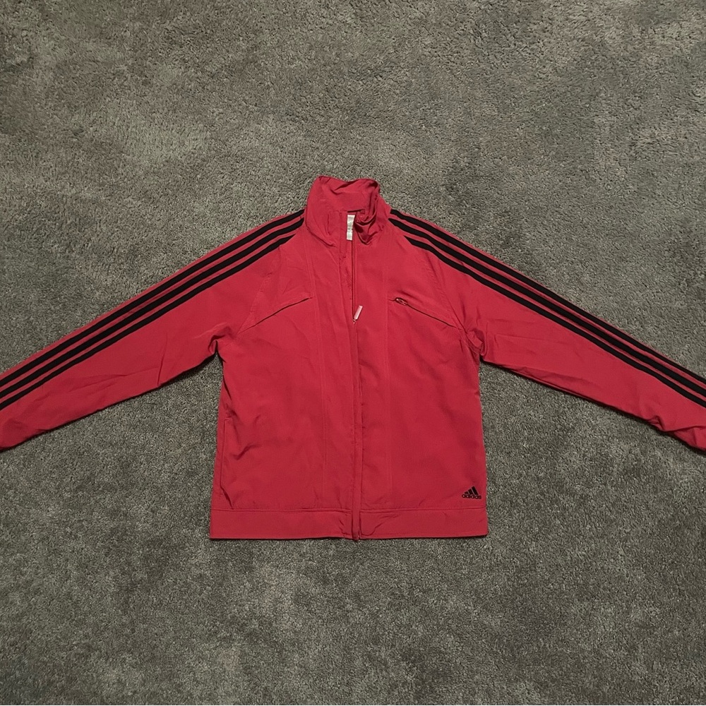 Adidas Red Track Jacket